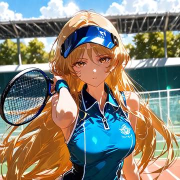 テニスウェアのメーテル(銀河鉄道999)