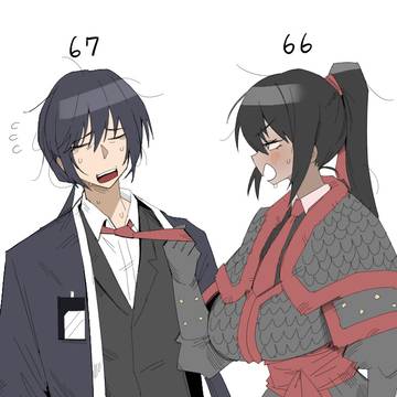 머리 위에 숫자