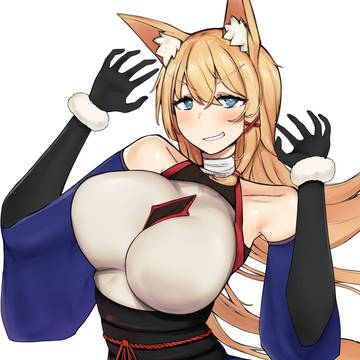 ムチムチ巫女狐お姉さん