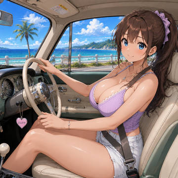 NISSAN Figaro girl