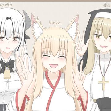 お絵描き３周年 集合イラスト