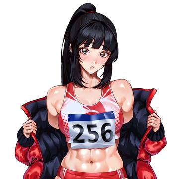 陸上のお姉さん