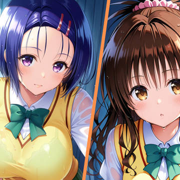 びしょ濡れ雨宿り ~ 西連寺春菜、結城美柑