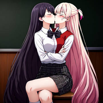 学校でキスする双頭恋人 - #19