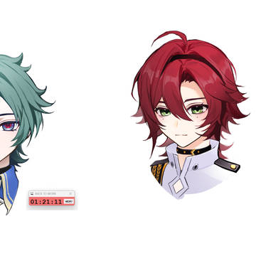 Lohen & Shikanoin Heizou Sketch