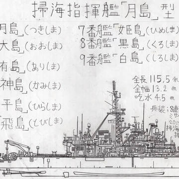 架空艦　掃海指揮艦「月島」型