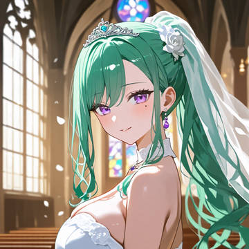 八雲べに ウェディングドレス