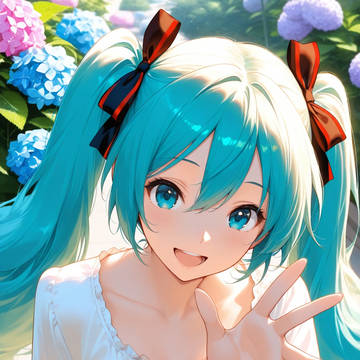 紫陽花回廊