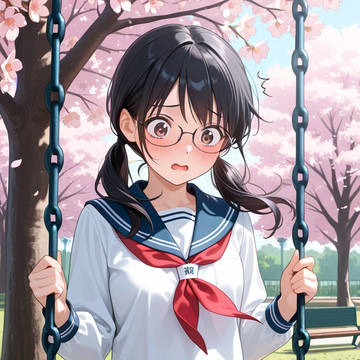 ブランコ乗ってたら