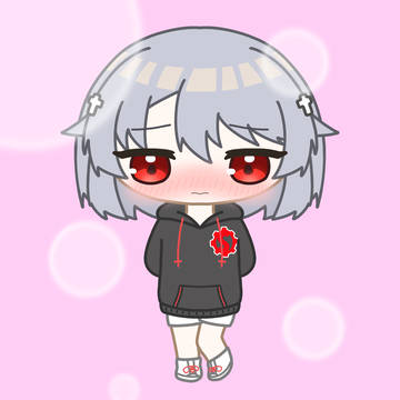 照れ顔
