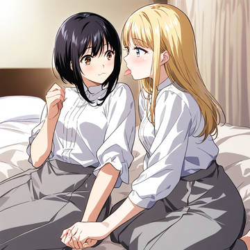 猫口×百合