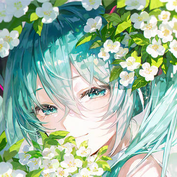 花とミク