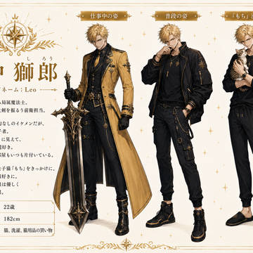 キャラ紹介：田中獅郎/Leo