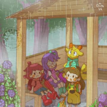 雨やまないねえ