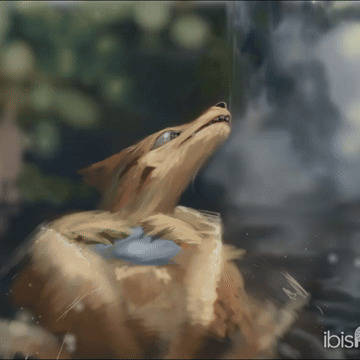 Floatzel Swimming