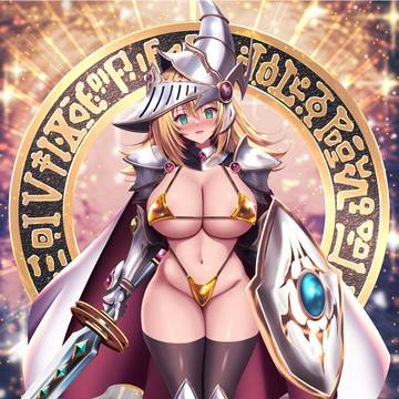 竜騎士ブラック・マジシャン・ガール・ゴールド・ビキニ・アーマー