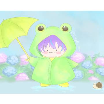 🐸🌧️☂️