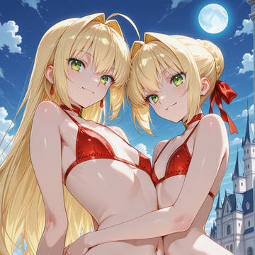 ネロ・クラウディウス　男の娘化　百合
