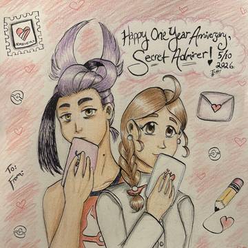 Secret Admirer One Year Art