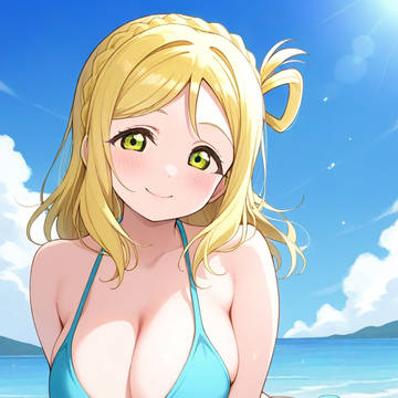 小原鞠莉 水着グラビア