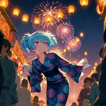 浴衣の渚クン