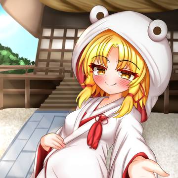 【skeb】花嫁衣装諏訪子様