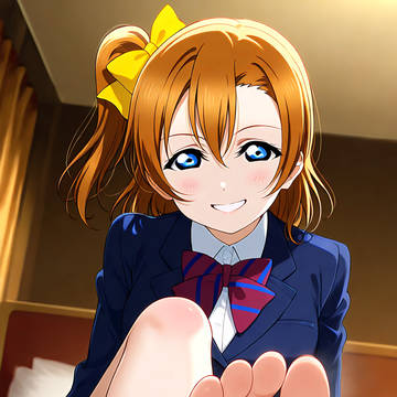 μ's　足裏