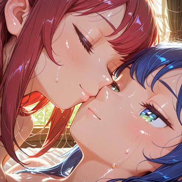百合ベット・キス後オマ●コを舐める
