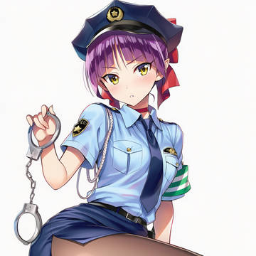 ミニスカポリスの猫娘集