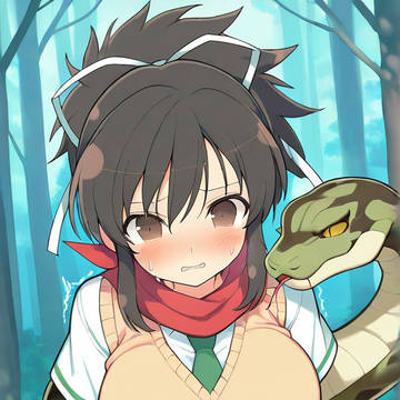 飛鳥（閃乱カグラ）とヘビ