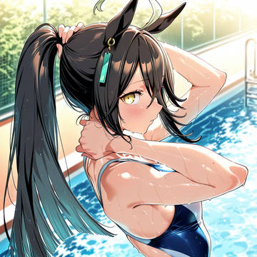 競泳水着カッフェ