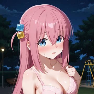 ぼっちちゃんは公園で下着を脱ぐ。