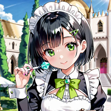 6/13   AIイラスト   メイドさん   No.1
