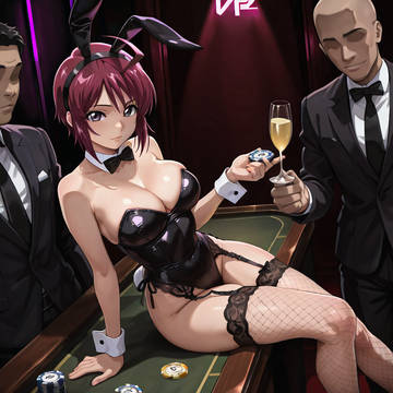 ルナマリア　ガンダムSEED　VIP客専用バニーガールバイト