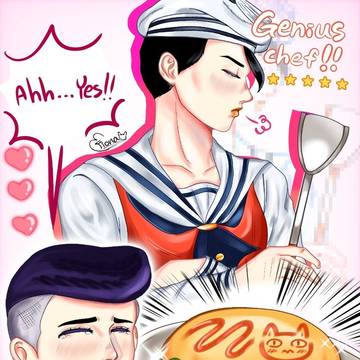 Kira-san is the genius chef!