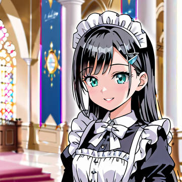 6/13   AIイラスト   メイドさん    No.2