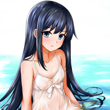 濡れ透け朝潮ちゃん