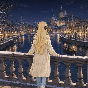 江边夜景