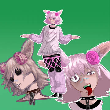 Pastel Punk Pink 🐾/パステルパンク・ピンク 🐾