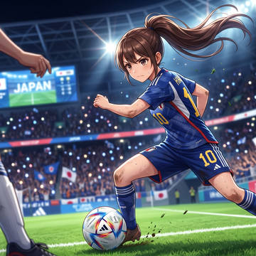 ワールドカップ開催、がんばれニッポン
