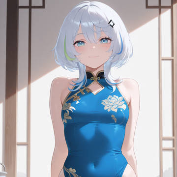 このチャイナドレス、似合ってる？