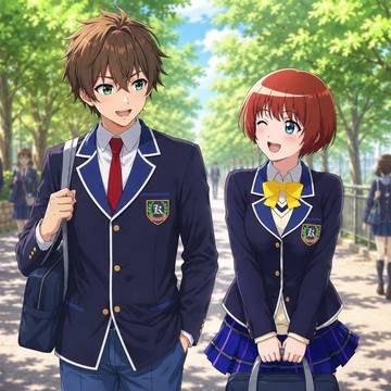 冨美子と登校