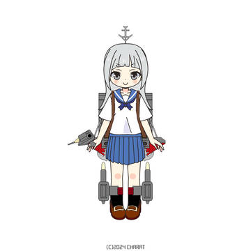 【CHARAT+ペイント】狼牙型駆逐艦一番艦・狼牙 (リメイク)