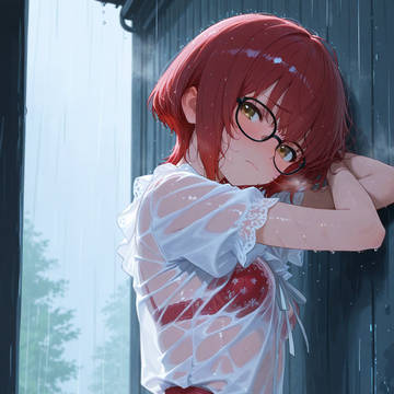 東京地下鉄ガールズ　びしょ濡れ