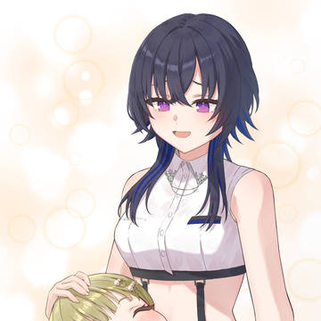 膝枕頭なでなで