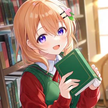 本屋さんに来た保登心愛