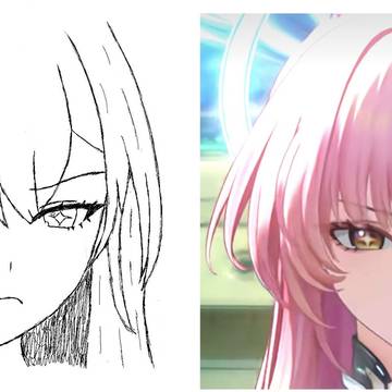 エイメスを描く練習03   拗ねたエイメス