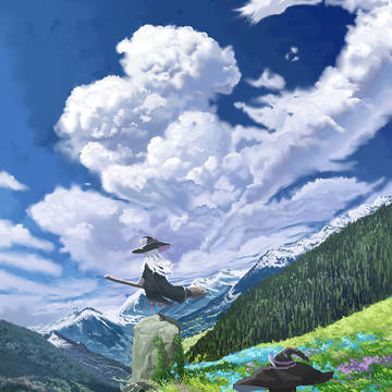 山野远望