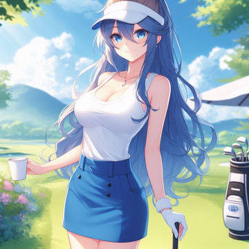 今日のお題 青髪