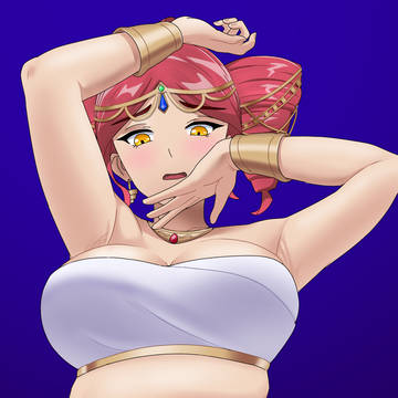 Teto wearing Genie outfit